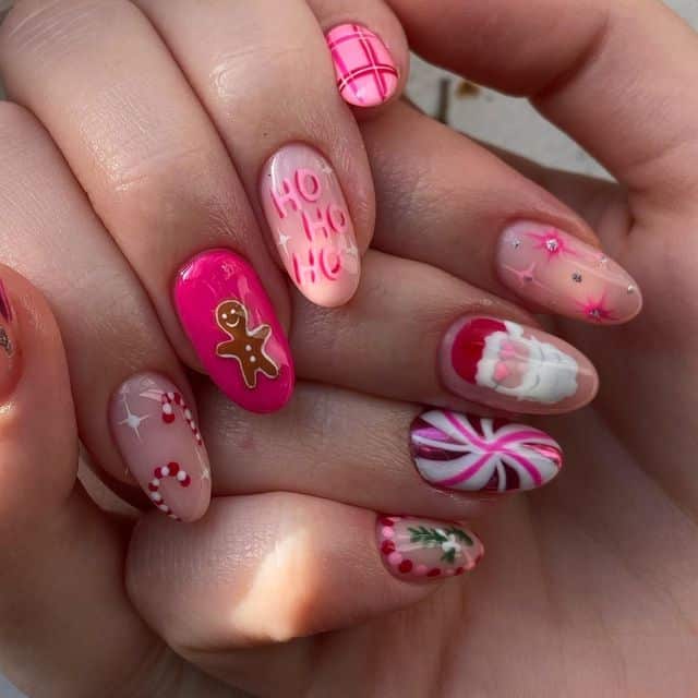 Gingerbread Nails