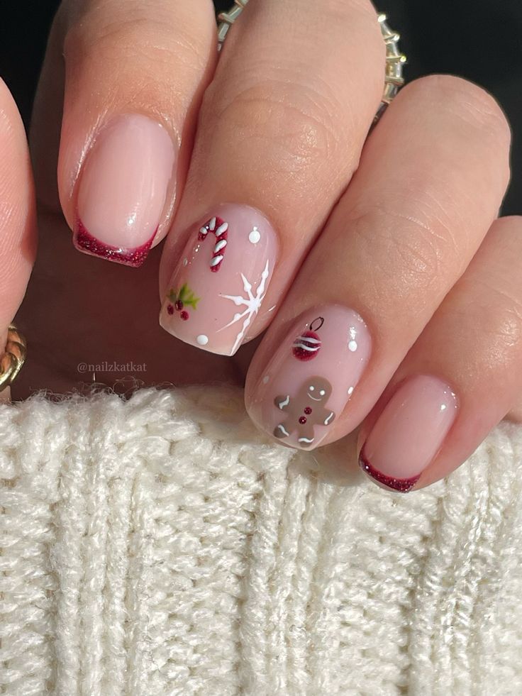 Gingerbread Nails