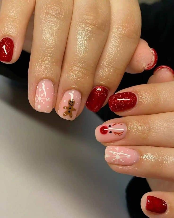 Gingerbread Nails