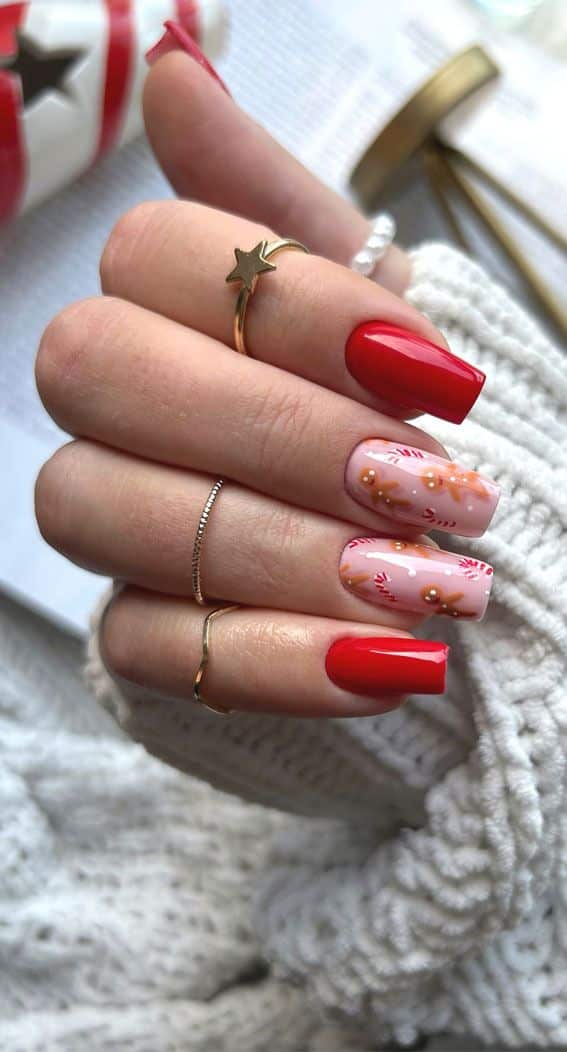 Gingerbread Nails